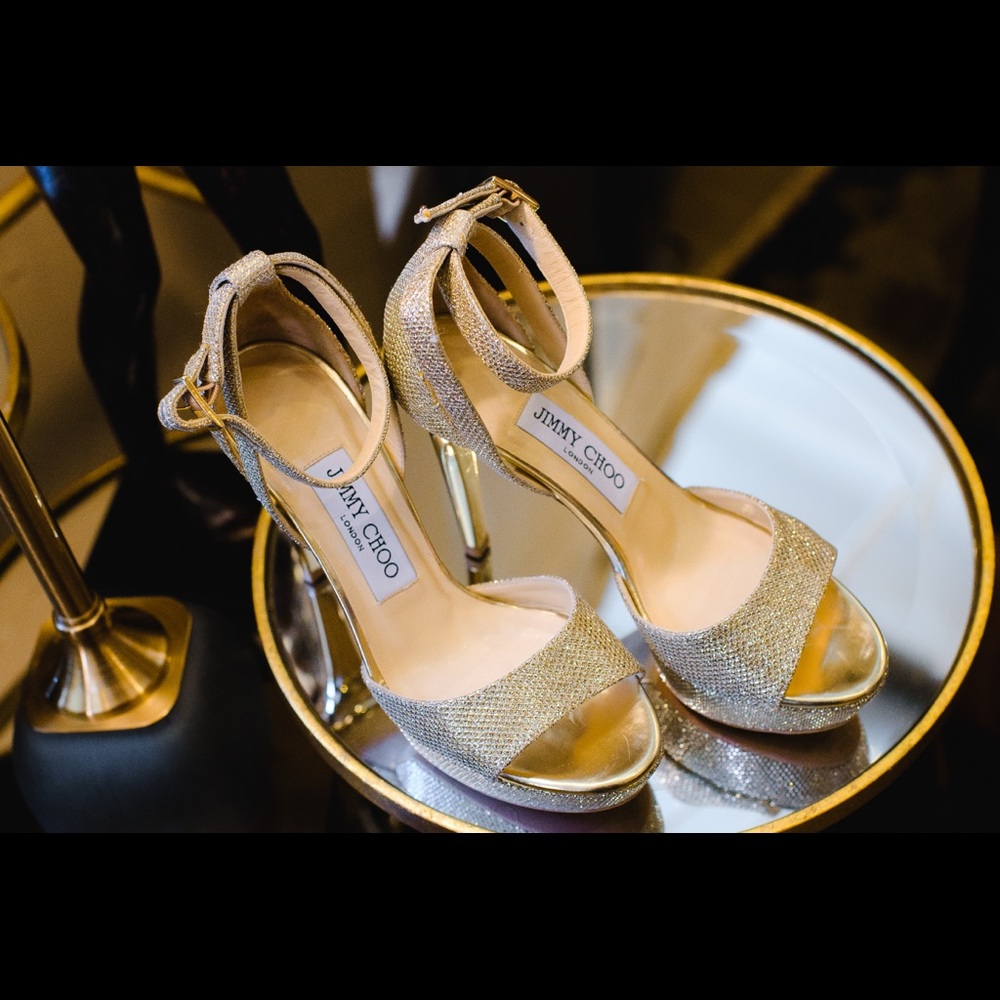 Jimmy Choo Kayden Ankle Strap Platform Sandals